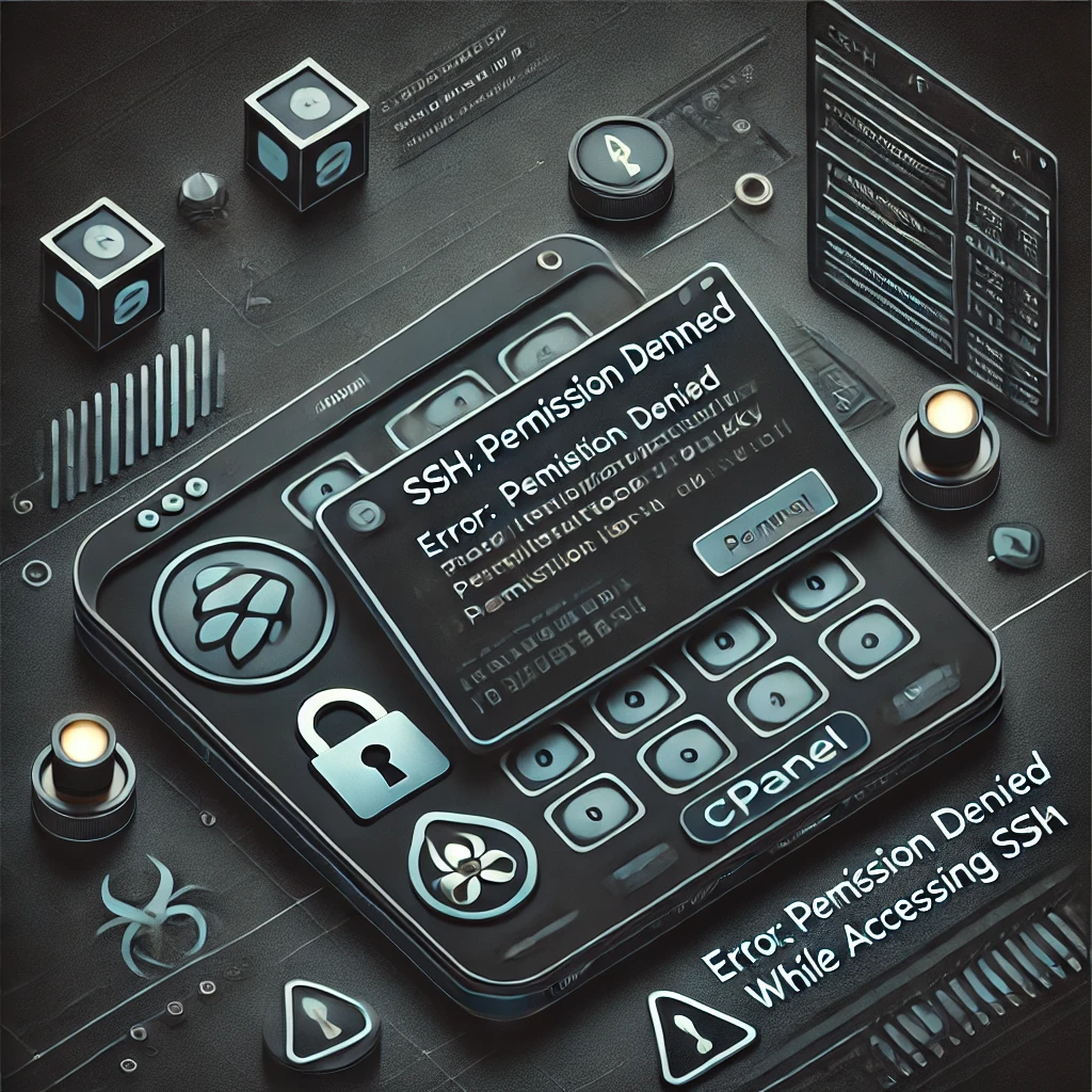 cPanel SSH Permission Denied Çözümü Görseli