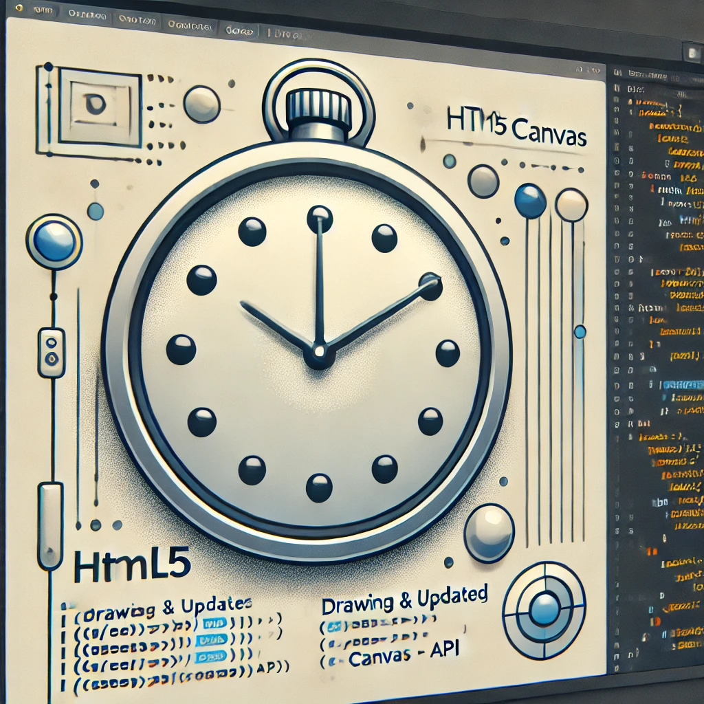 HTML Canvas İle Analog Saat Yapımı Görseli