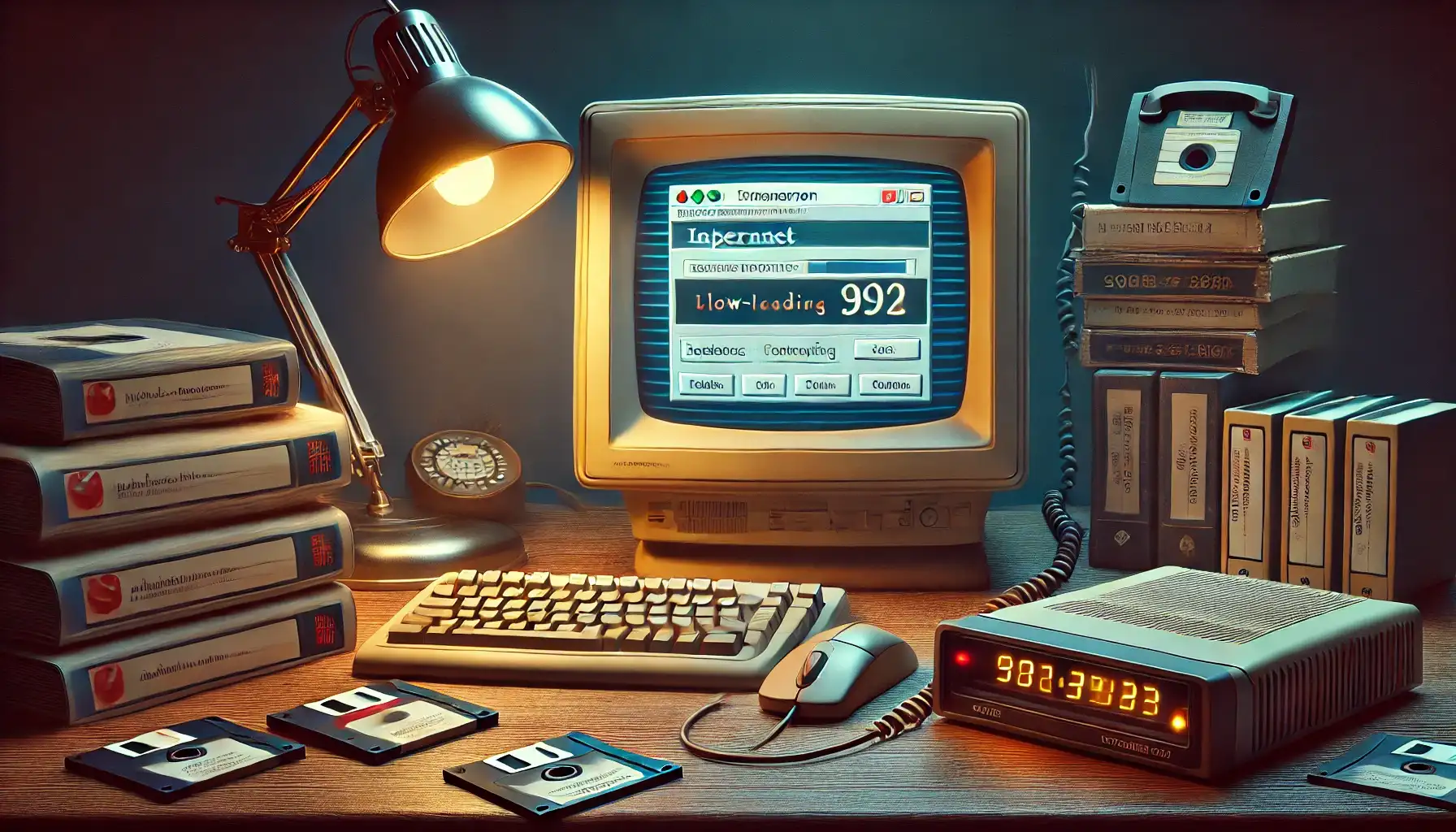 Dial-Up Bağlantı: Sabır ve Mücadelenin Sesi Görseli