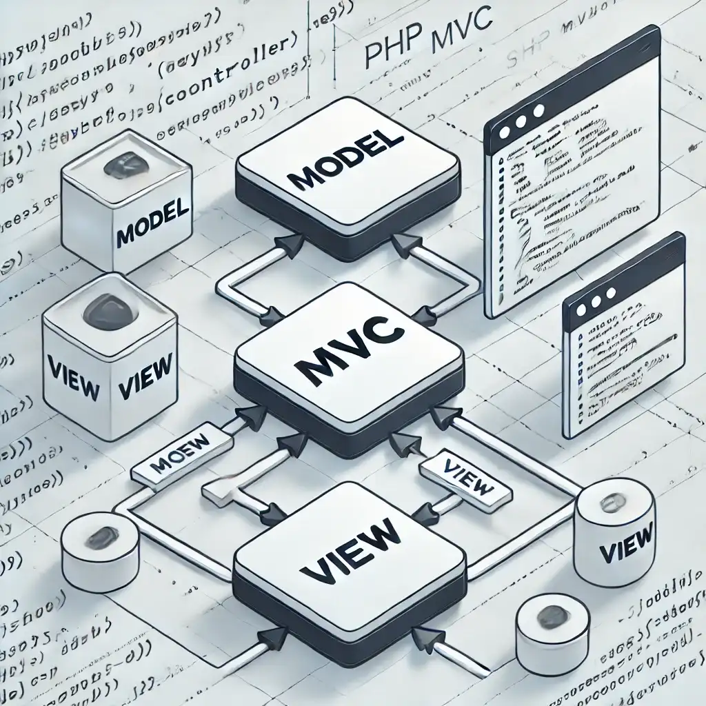 PHP ile Çok Katmanlı MVC Mimari Kullanımı Görseli