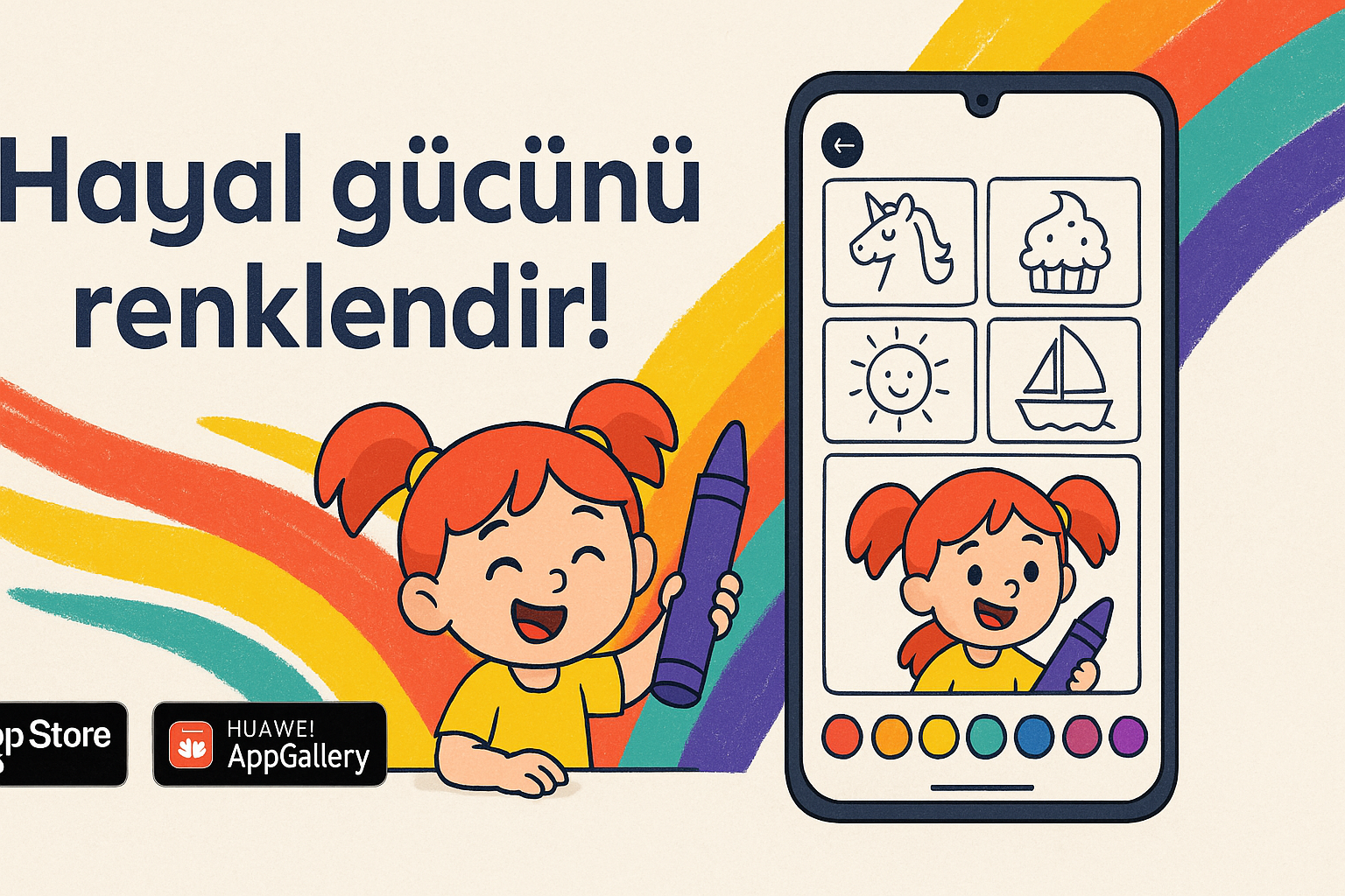 Renkita’yla Hayal Gücünü Serbest Bırak! Görseli