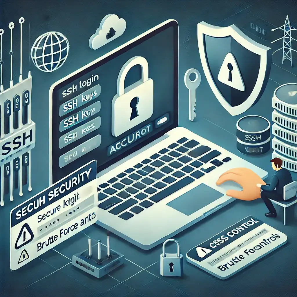 SSH Güvenliği ve Sunucu Erişim Kontrolleri Görseli