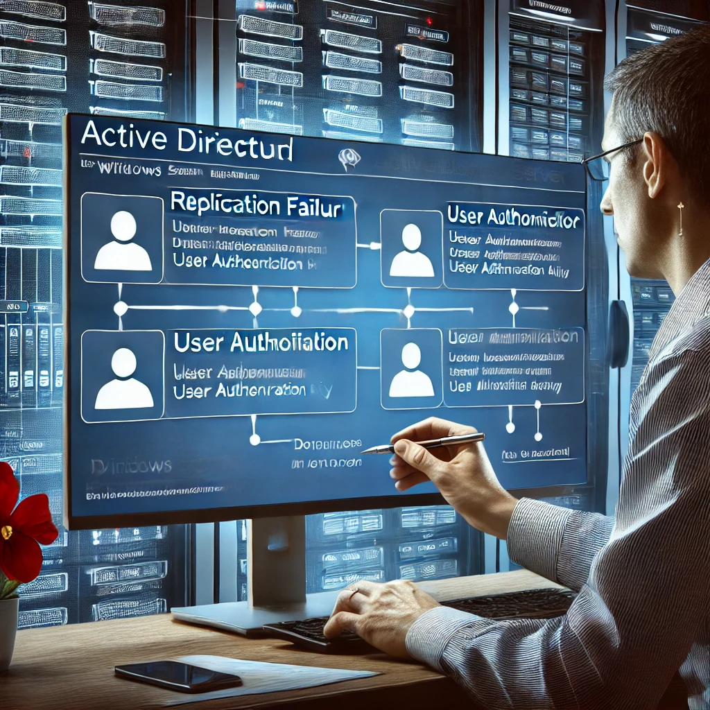 Windows Sunucularda Active Directory (AD) Problemleri Görseli